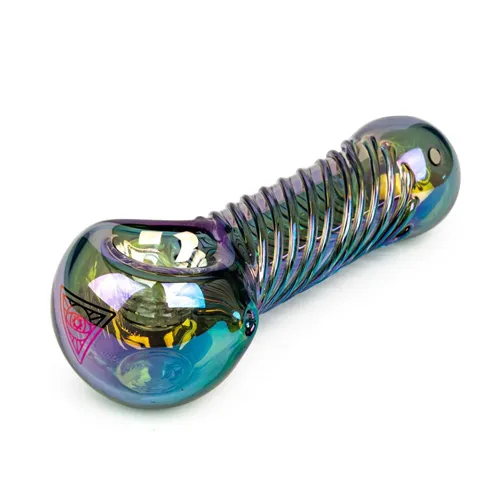 Product image of Red Eye Tek, 4.5" Metallic Terminator Finish Big Twister Hand Pipe