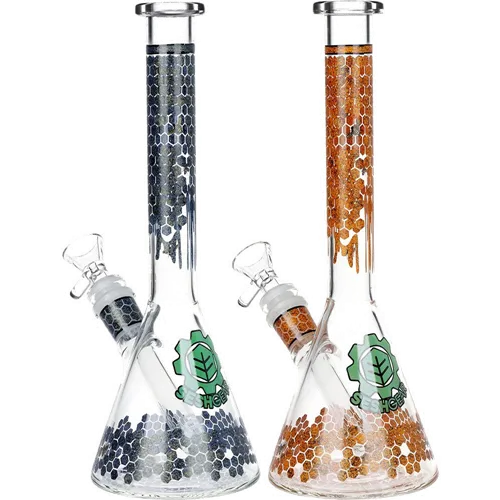 Product image of SeshGear, 9.75" Honeycomb Beaker Glass Water Pipe