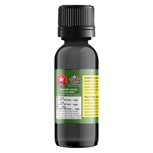 Product image of Elements CBG:CBD 15:15 - Glacial Gold - Ingestible Oil
