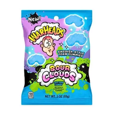 Product image of Warheads, Sour Clouds Candy, Cotton Candy