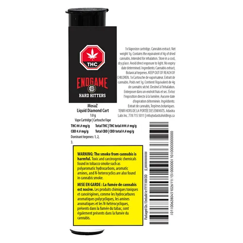 MosaZ - Endgame Hard Hitters - 510 Cartridge
