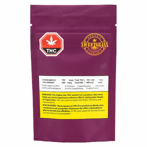 CrunchBerries - Sweetgrass Cannabis - Dried Flower