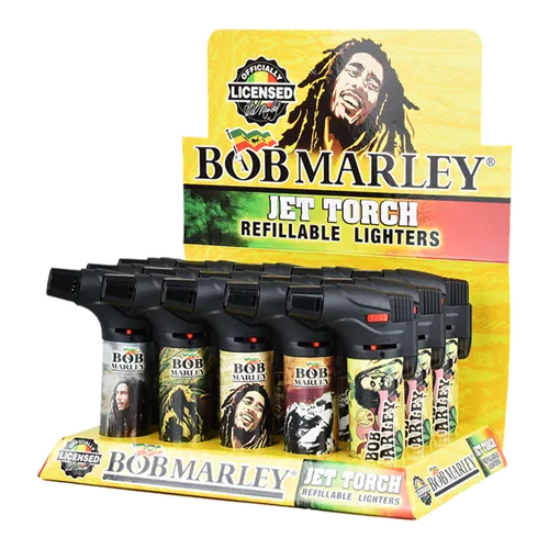 Product image of Bob Marley, 4.5" Refillable Torch Lighter
