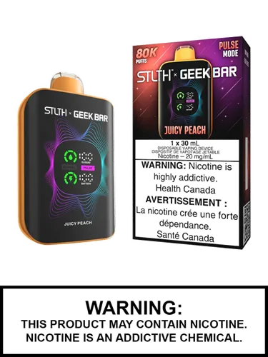 Product image of Juicy Peach - STLTH x Geek Bar - Disposable