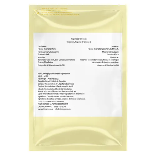 Island Colada Liquid Diamond Blend - Sticky Greens - 510 Cartridges