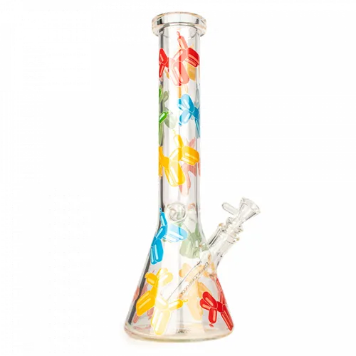 Product image of Red Eye Glass, 15" Decal Beaker Bong
