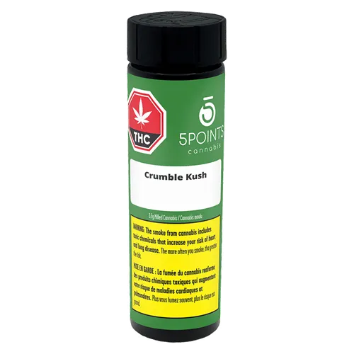 Crumble Kush - 5 Points Cannabis - Pre-Ground Blend