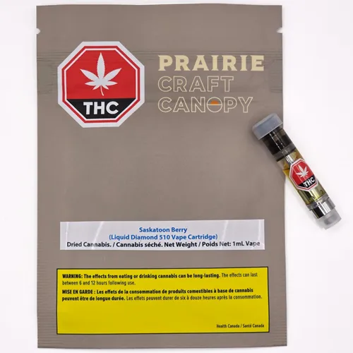 Product image of Saskatoon Berry Liquid Diamond - Prairie Craft Canopy - 510 Cartridges