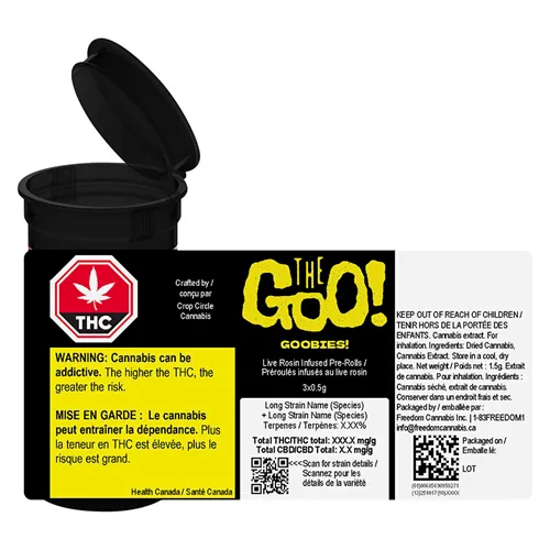 Goobies! Live Rosin Infused - The Goo! - Infused Joints