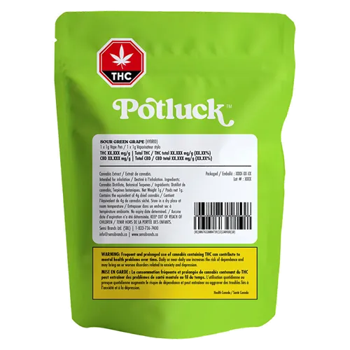 Sour Green Grape - Potluck - Disposable