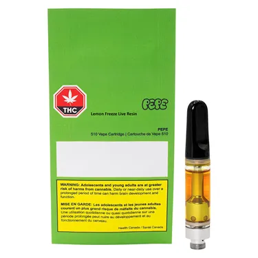 Product image of Lemon Freeze Live Resin - Pepe - Live Resin 510 Cartridges