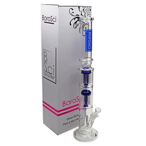 Product image of Borosci, 22" Double Tree Perc Glass Bong