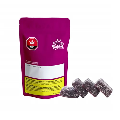 Blackberry Lemonade 1:2 Soft Chews - White Rabbit OG - Gummies