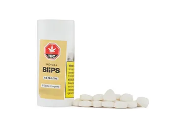 Product image of 1:2 CBG/THC Tablets - Indiva Blips - Edible Extracts
