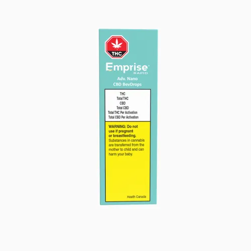 Adv. Nano CBD BevDrops - Emprise Rapid - Coffee, Tea & Dissolvable