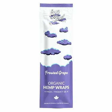 Product image of Low Cloud - Frosted Grape Organic Hemp Wraps (4 Pack)