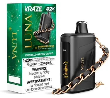 Product image of Emerald Green Grape - Kraze Luna - Disposable