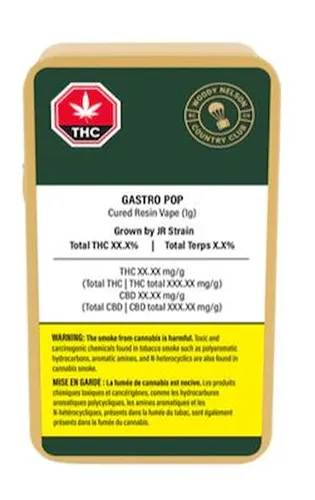 Gastro Pop - Country Club by Woody Nelson - 510 Cartridges