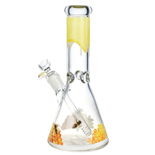 Product image of 10.5" Sweet Nectar Full Wrapped Beaker w/ Ice Pinch