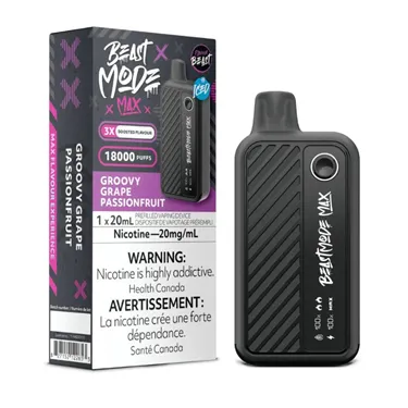 Product image of Groovy Grape Passionfruit - Flavour Beast Mode Max - Disposable