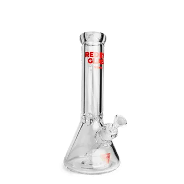 Product image of Red Eye Glass, Clear 9mm Thick Beaker Base Water Pipe