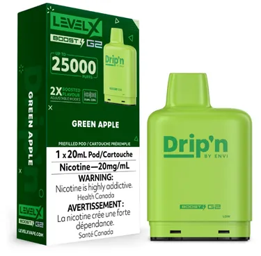 Product image of Green Apple - Drip'n Envi x Level X Boost G2 - Pod