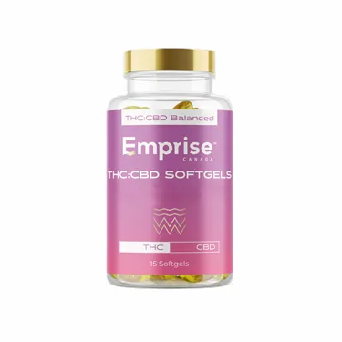 Product image of 150 THC + 150 CBD Softgels - Emprise - Capsules - 15 x 10mg