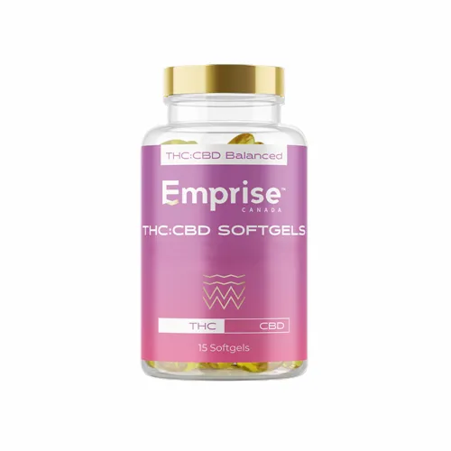 Product image of 150 THC + 150 CBD Softgels - Emprise - Capsules