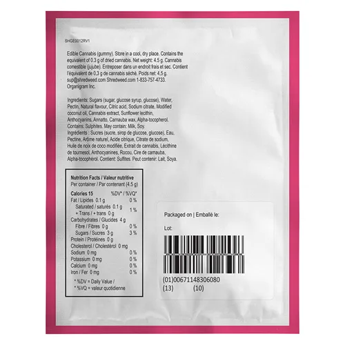 Red Apple Peach MAX10 Party Pack - Shred'ems - Gummies