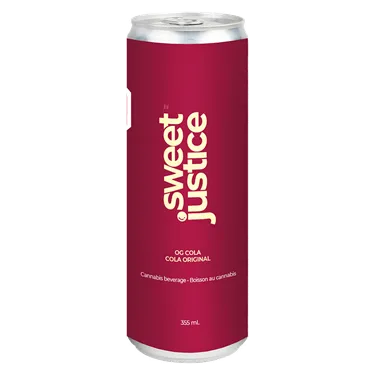 Product image of OG Cola 5THC + 5CBG - Sweet Justice - THC Drinks