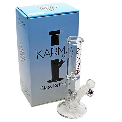 Product image of Karma, 9" Good Karma Skinny Straight Glass Bong