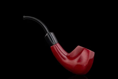 Shire, 5.5" Bent Octagon Brandy Wood Pipe