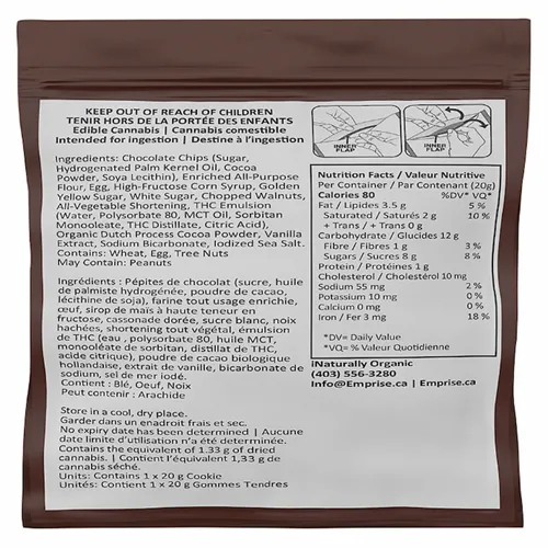Triple Chocolate 10:10 Cookie - Emprise Rapid - Baked Goods