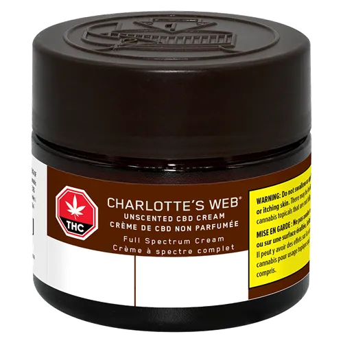 Unscented CBD Cream - Charlotte's Web - Infused Body
