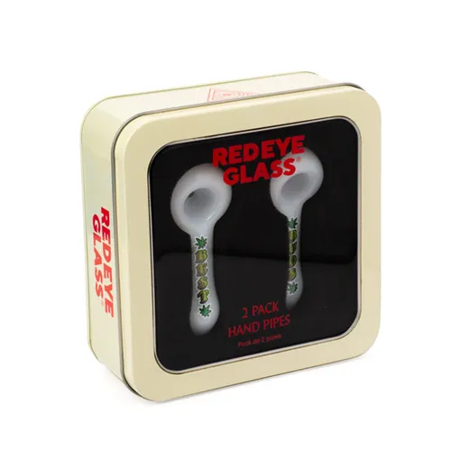 Product image of Red Eye Glass®, 3.75" Best Buds Hand Pipe Set