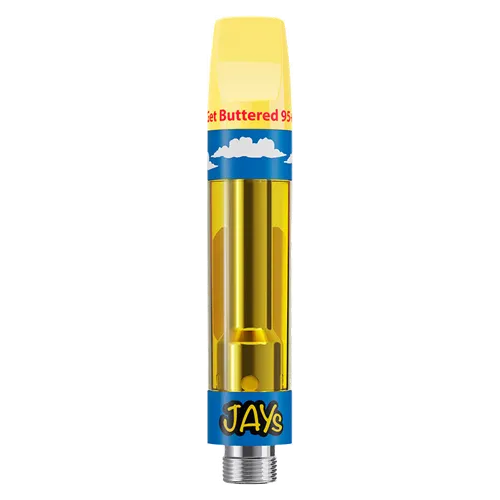 Product image of High Potency 95+ Get Buttered - Jays - 510 Cartridges