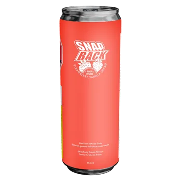 Product image of Rosin Infused Strawberry Vanilla Cream - Snap Back - THC Drinks