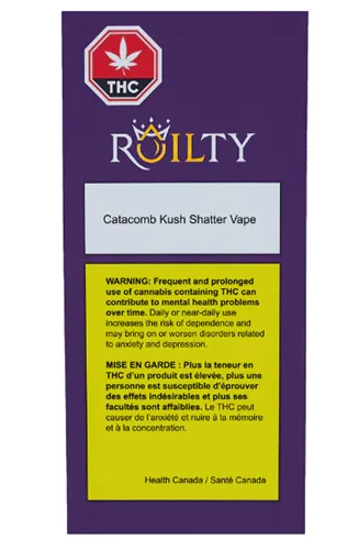 Catacomb Kush Shatter - Roilty - 510 Cartridge