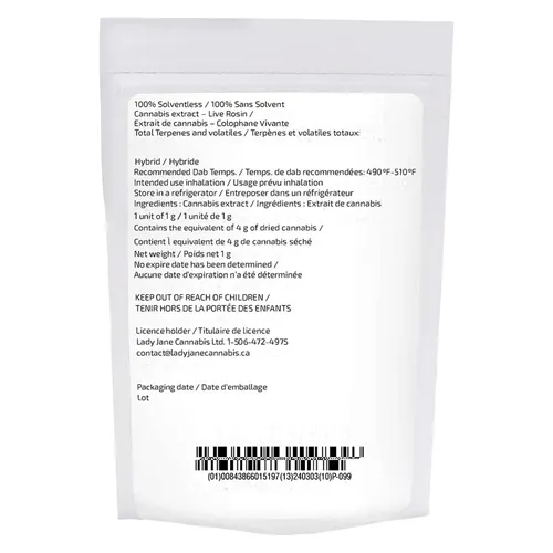 Signature Live Rosin Juicy Drip 73µ-159µ - Sauce Rosin Labs - Rosin