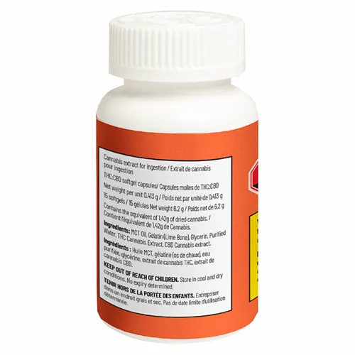 THC:CBD 10:10 Softgels - Ovis - Capsules