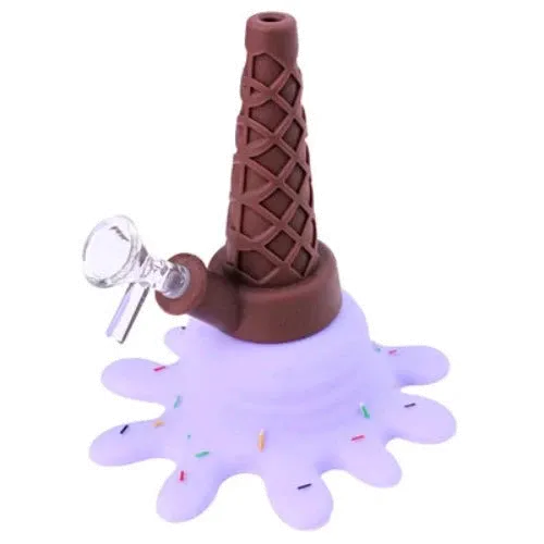 Product image of Kustom Kulture, 6" Melted Ice Cream Patterned Silicone Pipe