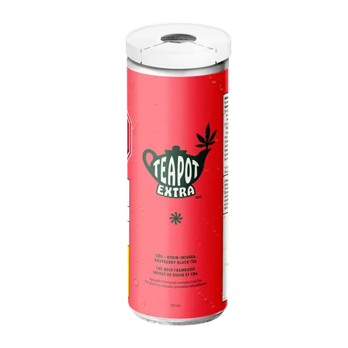 CBG + Rosin Raspberry Black Tea - Teapot - Minor Cannabinoid Drinks