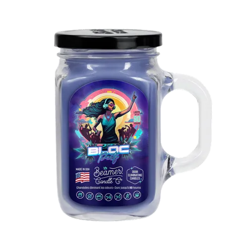Product image of Beamer, Smoke Killer Collection, 12oz Candle Large Mason Jar