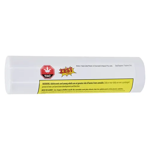 Melon Haze Live Resin & Diamond Infused - Zest Cannabis - Pre-Rolled