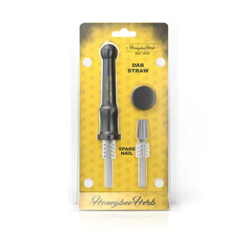 Product image of Honeybee Herb, Silicone Dab Straw Nectar Collector
