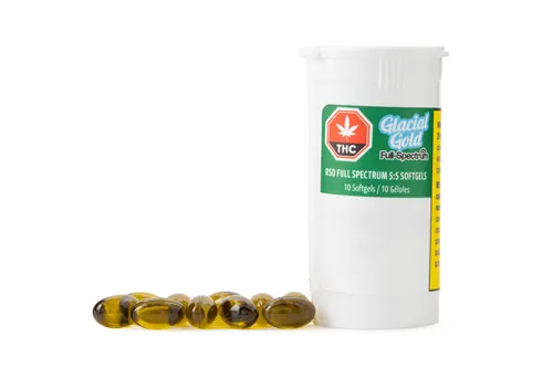 RSO Full Spectrum 5:5 Softgels - Glacial Gold - Capsules