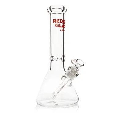 Product image of Red Eye Glass, 12" 7mm Thick Water Pipe