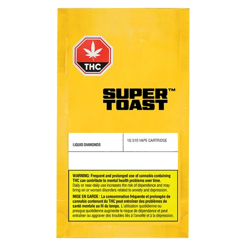 Sour Granny Apple Liquid Diamonds - Super Toast - 510 Cartridges