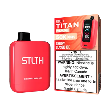Product image of Cherry Classic Ice - STLTH Titan Max - Disposable