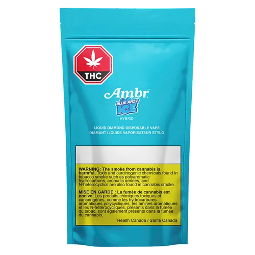 Product image of Blue Razz Ice Liquid Diamond - AMBR - Disposable